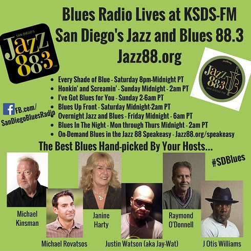 Blues Radio Lives at KSDS-FM San Diego's Jazz and Blues 88.3 Jazz88.org